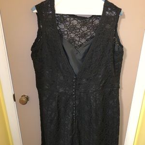 Mori Lee Black Lace Dress